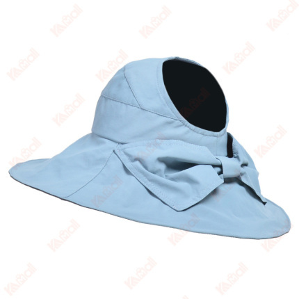 blue sun visor nylon hat